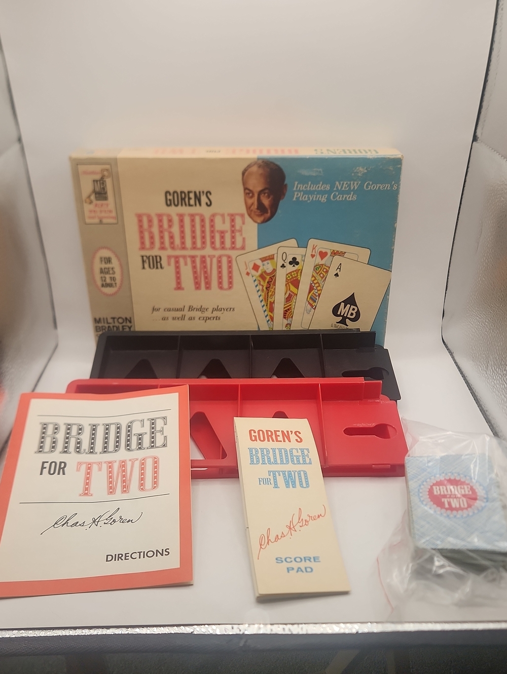 Vintage Goren’s Bridge for Two Card Game Milton Bradley 1964 COMPLETE